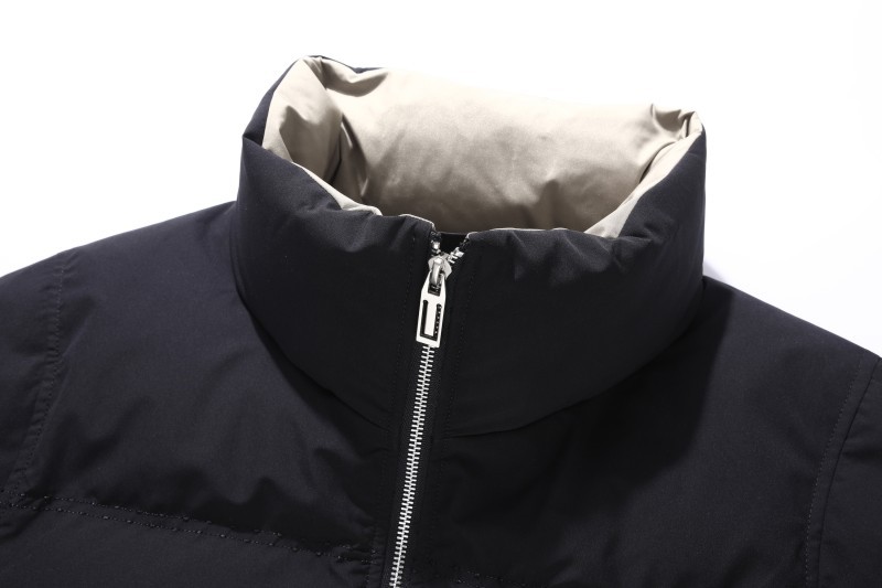 Men's Down Jacket Winter Warm Casual Standing Collar Short Coat_voghion.com