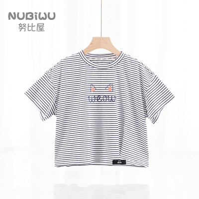 summer new pattern girl Thin section Female baby T-shirt Leica Solid camisole Base coat ventilation Sweat