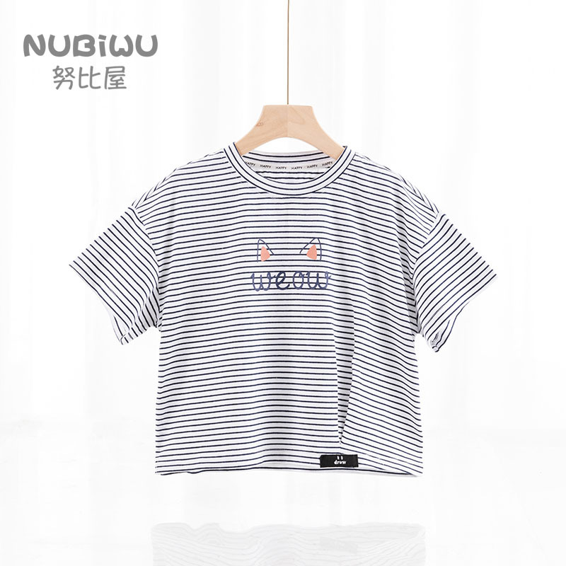 summer new pattern girl Thin section Female baby T-shirt Leica Solid camisole Base coat ventilation Sweat