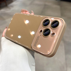 多巴胺适用苹果17promax手机壳iphone15镜头全包14玻璃镜面保护套