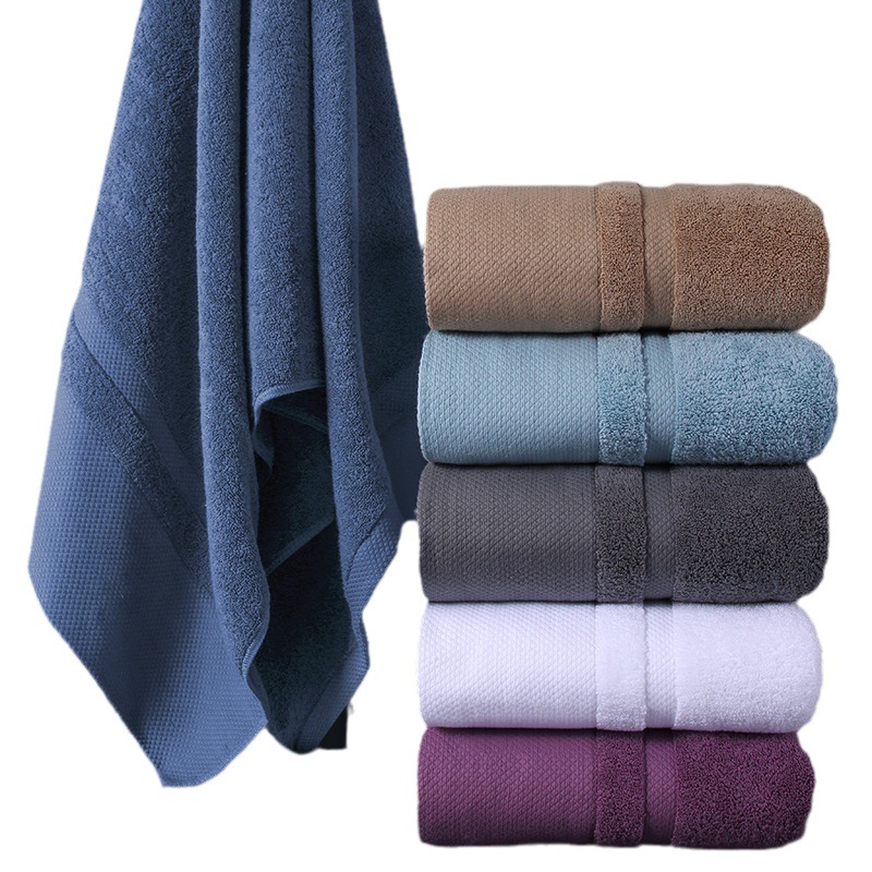 Bath Towel Cotton Type A Large Bath Towel Two-Piece Set Wholesale Adult Cotton Thickened Soft Absorbent Household Hotel