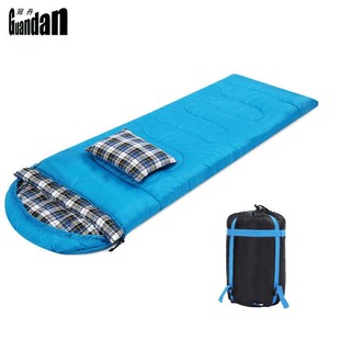 Factory Wholesale Adult Outdoor Sleeping Bag Spring, Autumn and Winter Single Splicable Thickened Lunch Break Travel Camping Sleeping Bag