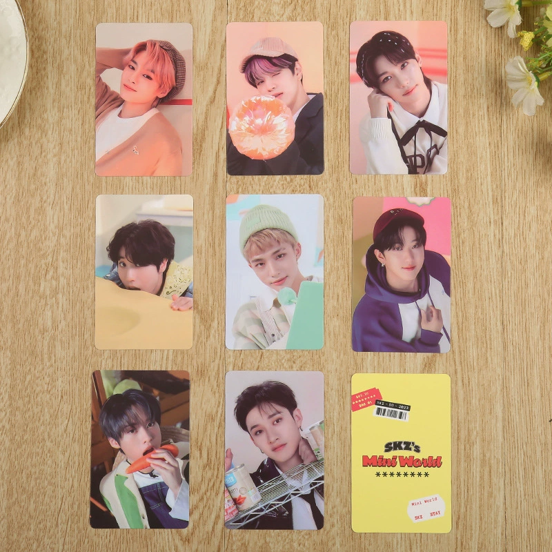 Фото-карта (Stray Kids) 2023 настольный календарь THE SOUND / Gray Day, 5,4×8,6 см