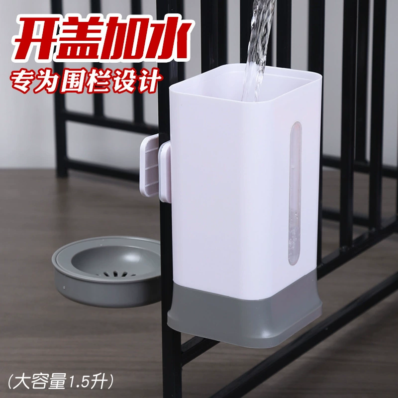 Собака поилка для воды висит забор для воды миска не мокрый рот питьевая машина кошачий кормушка для домашних животных автоматический чайник