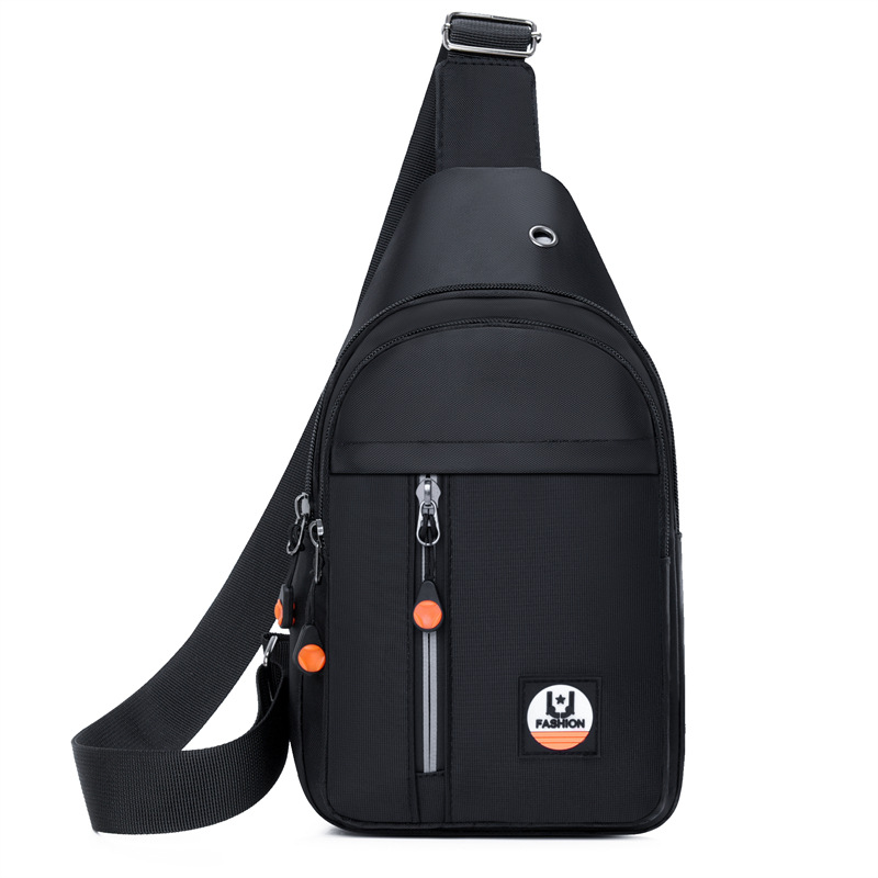 Comercio exterior nuevo bolso de pecho para hombres estilo coreano multicapa de almacenamiento versátil bolso de hombro para salir a la moda con bolso de bicicleta deportivo