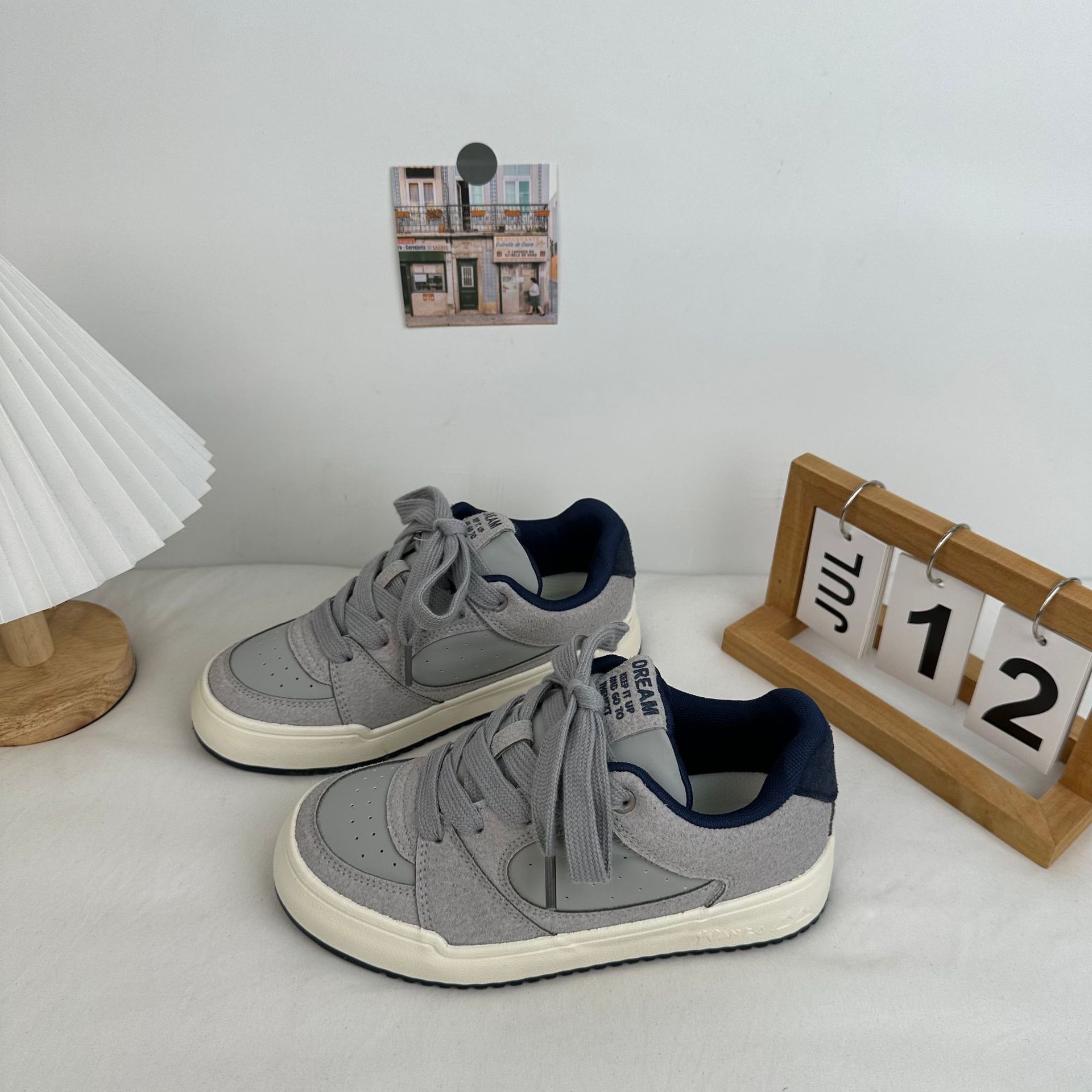 Zapatos de fondo suave retro de ondas de largo 2024 nuevos zapatos de pan casuales de nicho para mujeres image 3