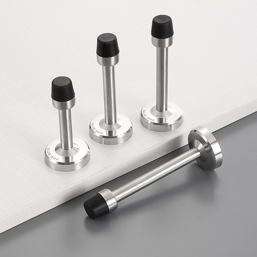 304 stainless steel door top anti-theft door anti-collision door touch glass rubber door stop extended door stopper no punching door stop