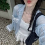 夏季宽松蕾丝薄款衬衫