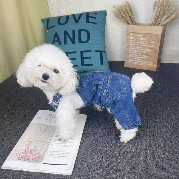Denim comfortable elastic jeans