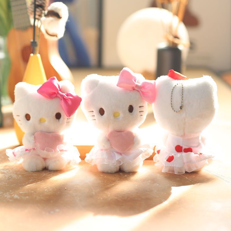 ネット赤かわいい萌えkt猫ストラップぬいぐるみ人形|undefined