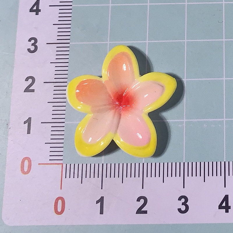 Accesorios de resina de flor brillante resina diy flor de cerezo pegamento crema parche de caso de teléfono móvil toque de cabeza material de parche de clip de pelo