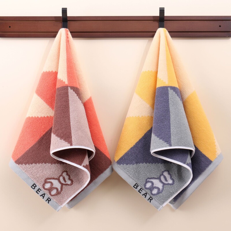 120g pure cotton face towels, soft and absorbent, extra-large and thickened, made of 100% cotton, available in various colors, wholesale