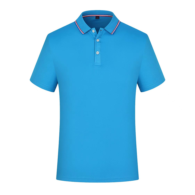 Verano versátil adelgazante antiarrugas resistente al desgaste refrescante color transpirable equipo de trabajo ropa de manga corta solapa Polo personalización