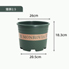 Round flowerpot, plastic resin