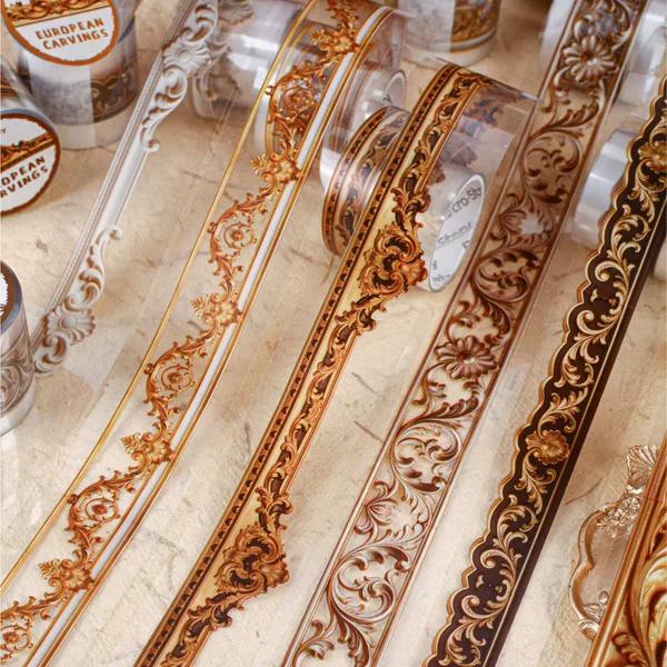 Retro.Storypet Tape European-Style Carved Pattern Series European-Style Retro DIY Creative Collage Decoration 6 Types