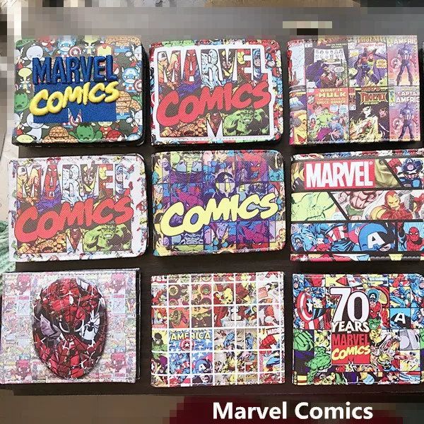 Heroes, short comics, wallet, graffiti