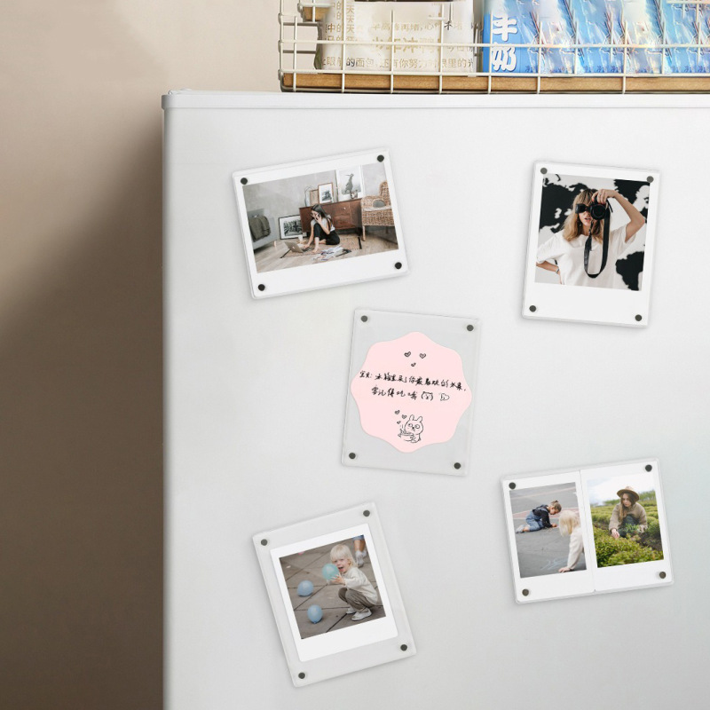 Polaroid Polaroid POP/3-inch/SQ/5-inch digital photo acrylic photo frame refrigerator magnet photo frame