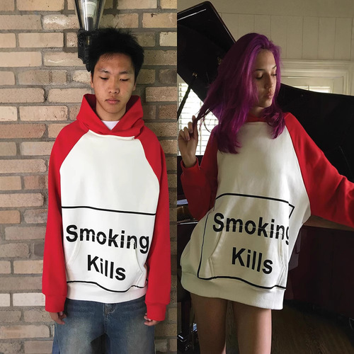 European and American Instagram plaid long-sleeved crew neck print hoodie with hood vintage high street striped long-sleeved print T-shirt