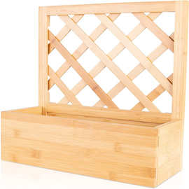 竹木小号育苗箱，家庭花园装饰种植箱花盆花架