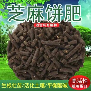 Fermented Sesame Cake Fertilizer Organic Fertilizer Oil Decomposed Fermented Flower Seeds Vegetable Flower Fertilizer Universal for Potted Flowers
