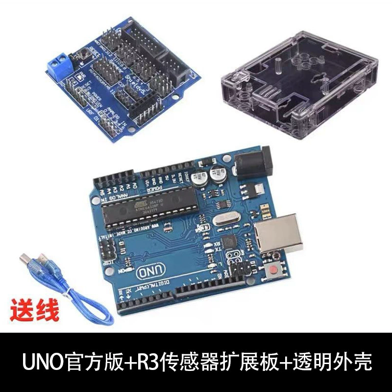Плата разработки UNOR3 совместимая с набором Arduino микроконтроллер ATmega328P MEGA2560 интеллектуальная плата