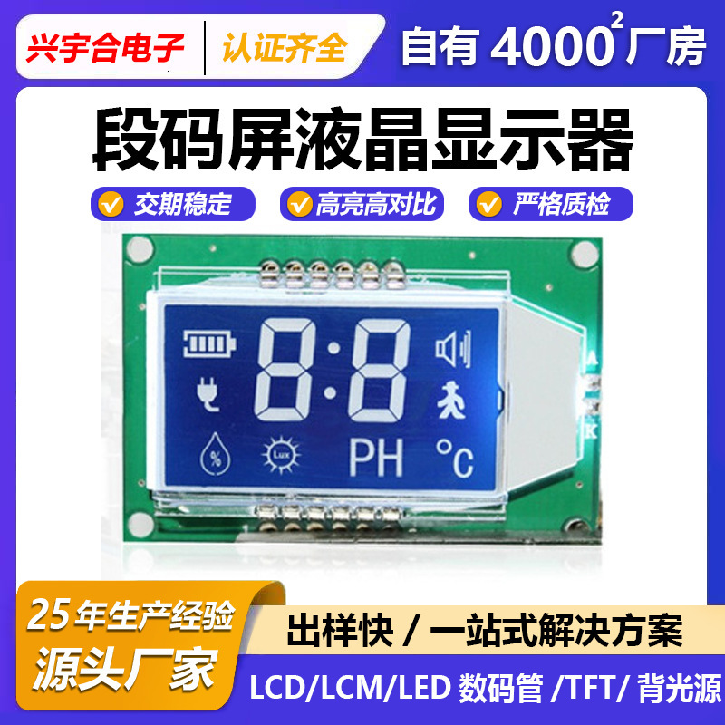 Lcd Screen Ph Tester Lcd Segment Code Screen Lcd Display Tester Electronic Display Digital Display Hot-Selling Module