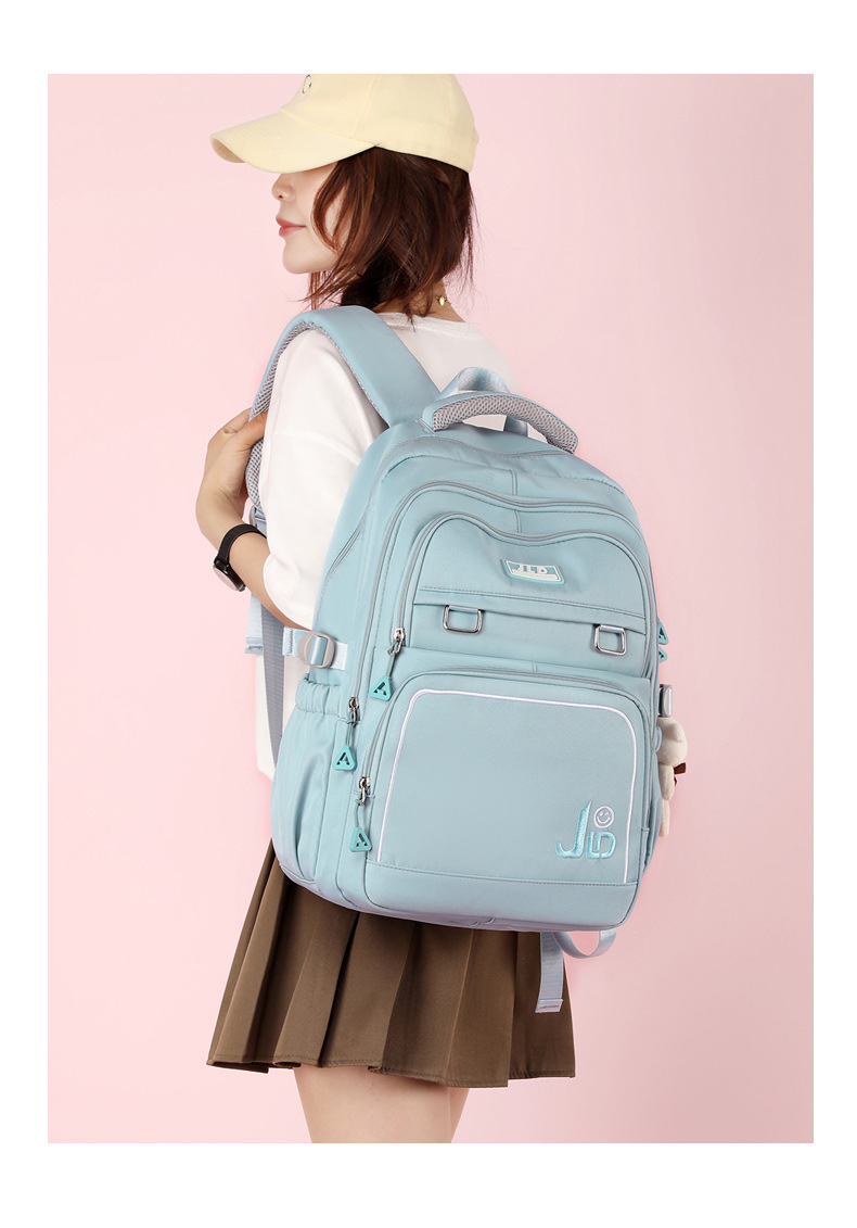 All Seasons Season Women'S Gender Classic Style Style Square Shape Medium Size Waterproof School Backpack School Travel School Backpacks