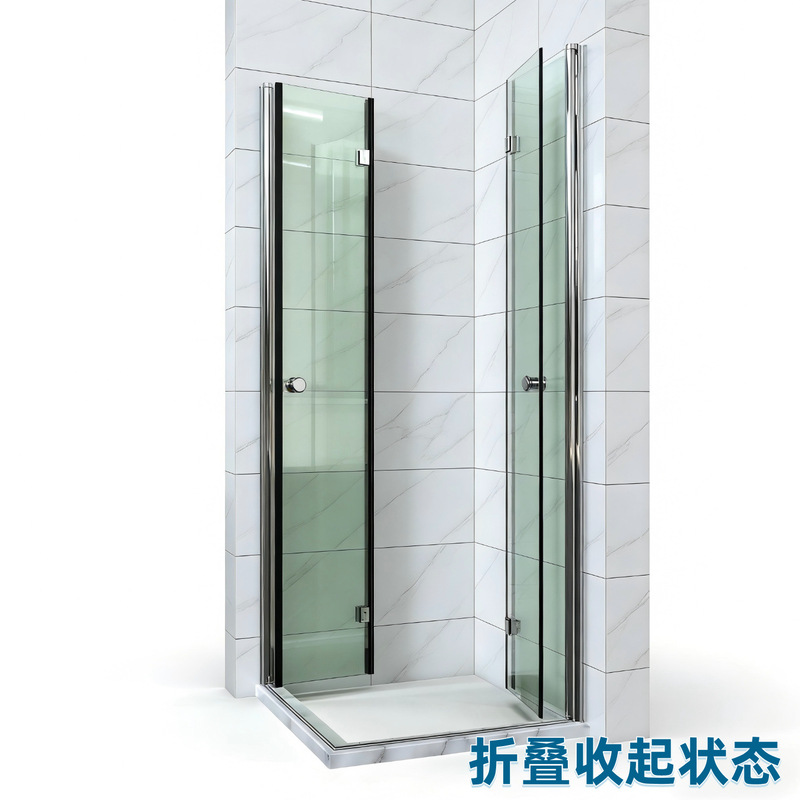 Manufacturer Wholesale Custom-Made Square Rotating-Shaft Type Shower Cabin, Foldable, Space-Saving, Easy to Install, Stable Quality