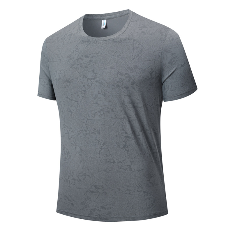 Camiseta deportiva ligera y delgada de secado rápido para hombres pareja de mangas cortas antiarrugas transpirable acondicionamiento físico media manga al aire libre