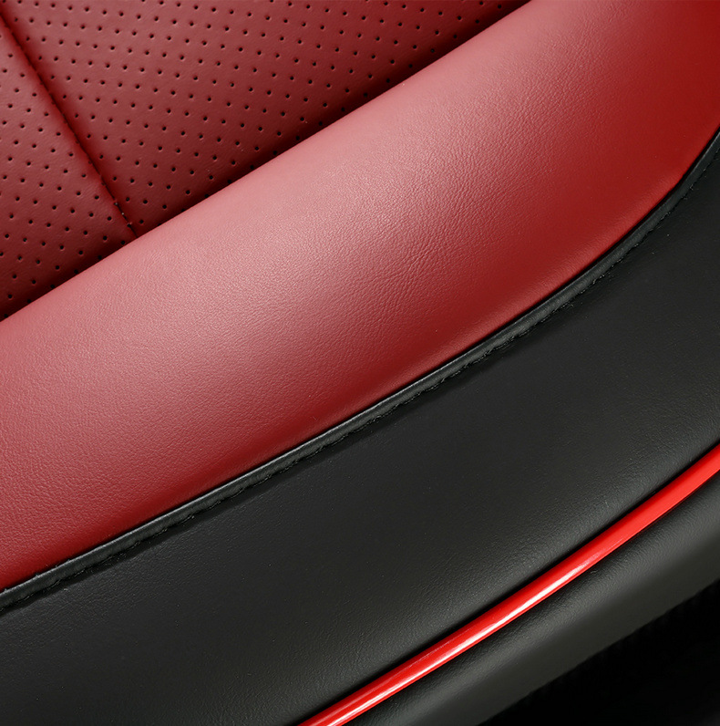 Factory direct car seat cover five nappa leather perforated car seat cushion four seasons universal wear-resistant dirty