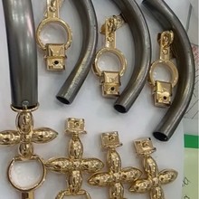 包包金属手挽装饰连接扣箱包五金配件手提包包延长铁通厂家批发