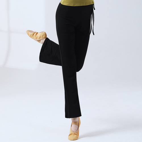 Dance practice pants, micro-flare pants, women's modern classical dance training, slimming body suit, yoga dance, square dance suit