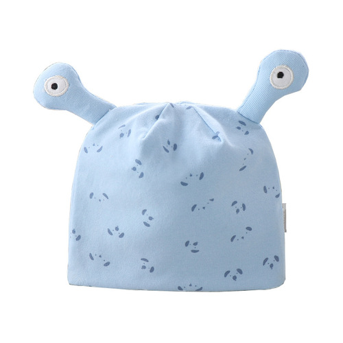Cartoon princess baby hat newborn double-layer confinement hat 0-3 months baby head protective cap children's air-conditioning cap