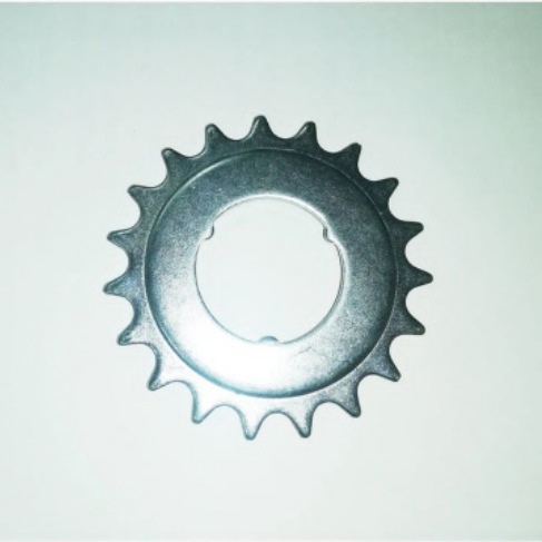 Agricultural machinery gear dead flying bicycle flywheel single speed tooth piece 19T/21T hub tooth piece with fixed ring hub lock