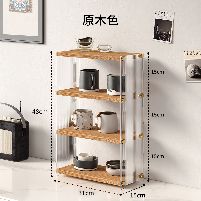 Nuevo portavasos acrílico, escritorio de oficina, taza portátil multiusos, soporte de almacenamiento de toallas de papel, múltiples capas, fácil de limpiar