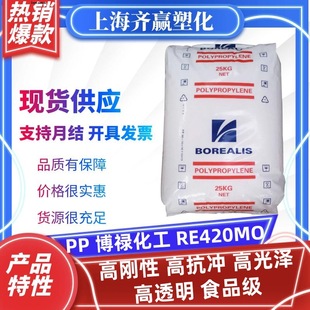 Pp Borouge Chemicals Re420Mo ‌ Highly Transparent and Glossy Food Grade Copolymer Pp Plastic Granules