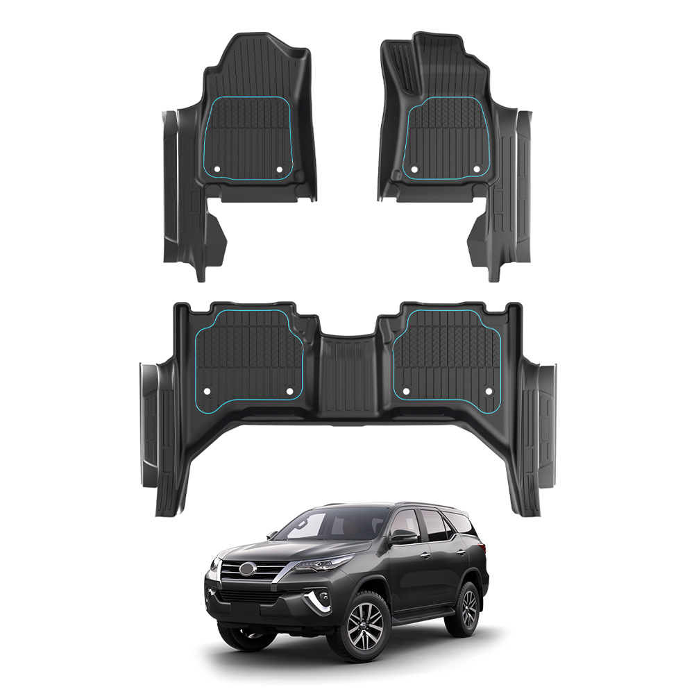 Adecuado para tapetes de coche Toyota Runner, tapetes especiales para tapetes, tapetes impermeables Fortuner Floor Mats