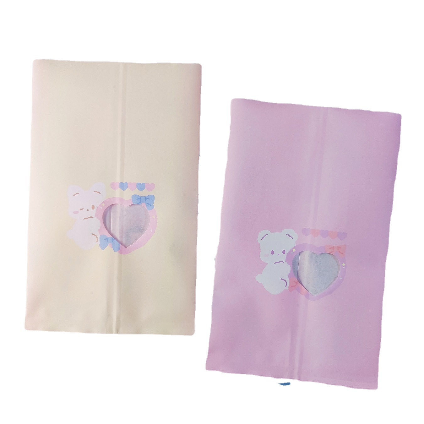 Japonés y coreano ins estilo lindo Internet celebridad FLO conejo bolsa de papel regalo joyería bolsa de embalaje foto accesorios de almacenamiento de papel