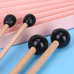 Ethereal drum hammer steel tongue drum mallet wooden piano hammer iron piano worry-free drummer dish carillon drum stick solid bamboo soft rubber head