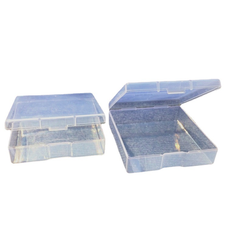 Caja de almacenamiento de plástico caja cuadrada caja de PP caja de embalaje caja de plástico transparente caja de piezas caja de plástico
