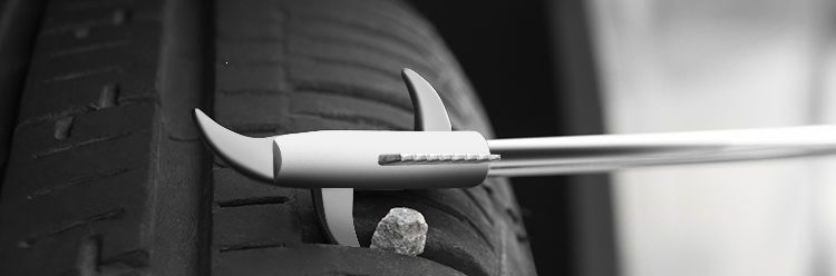 Wholesale tire stone removal tool, car tire stone remover, car tool for removing stones
