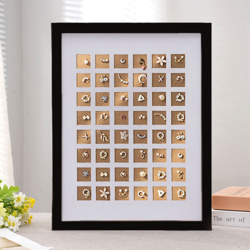 48九宮格實木相框 diy情侶結婚禮物擺台 生日照片手寫百壽圖畫框