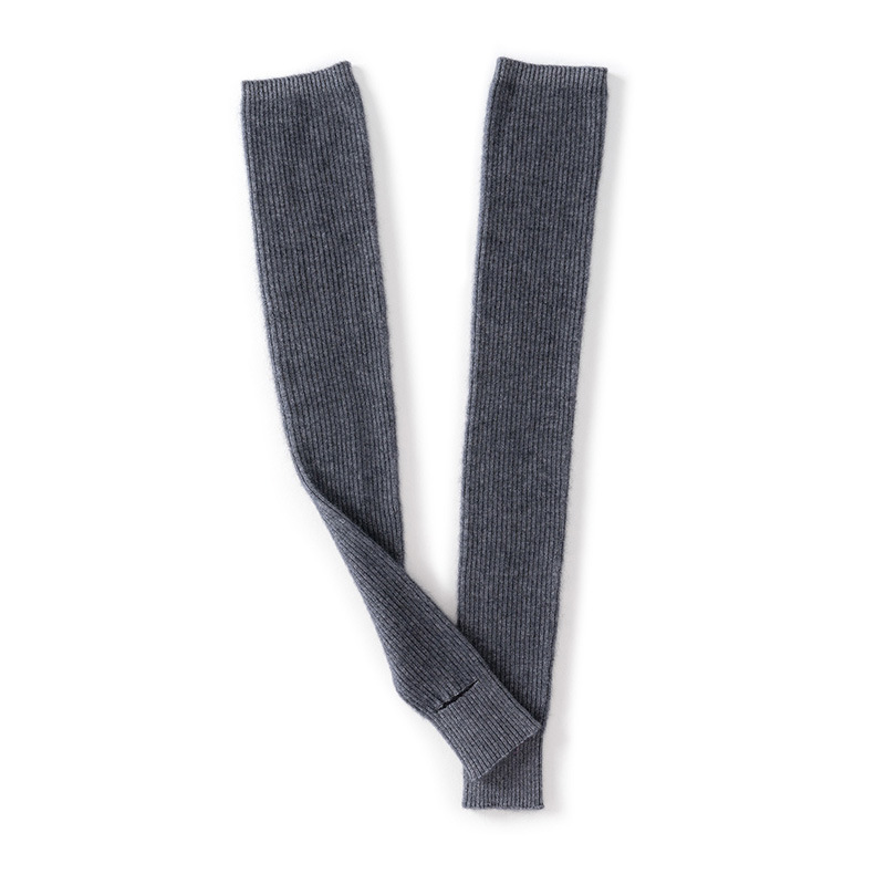2026 Autumn/Winter New Cashmere Leg Warmers, Solid Color, Unisex, Thickened, Fashionable and Casual