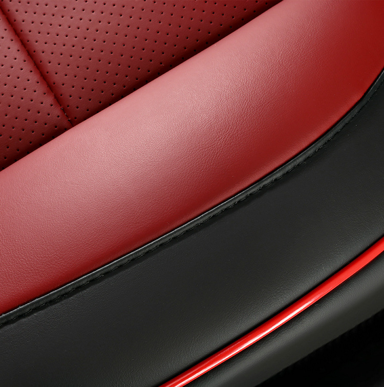 New Napa Leather Fully Surrounded 3D Full Leather Four-Season Universal Car Seat Cushion Breathable Seat Cover Car Cushion Seat Cushion