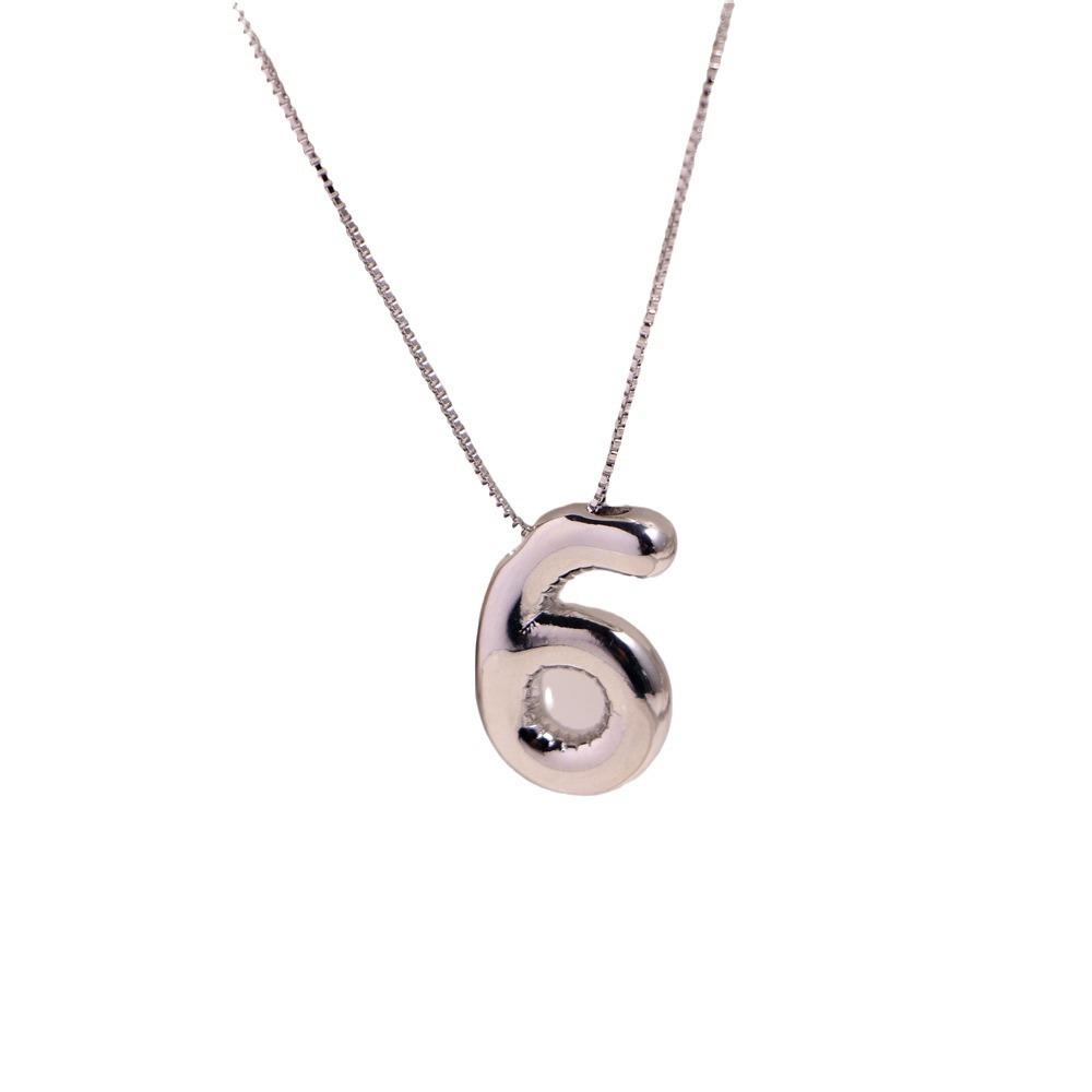 Collana con ciondolo numeri arabi gioiello moda talismano_voghion.com