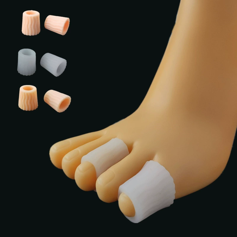 Толстый волнистый хвост палец защитный чехол для ног футбольный чехол для ног toe protector силиконовый гарантия