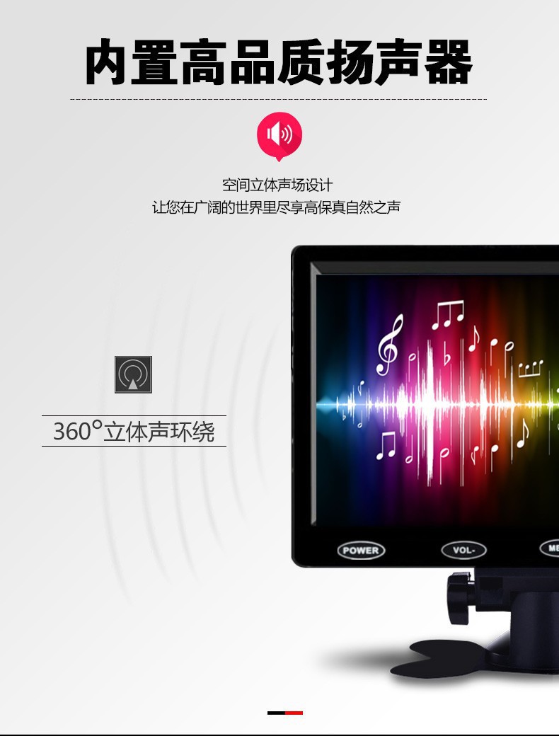 Suitable for Monitor Other 0inch Hd HDMI Home Vga Screen Small Mini 7inch Lcd Screen Car