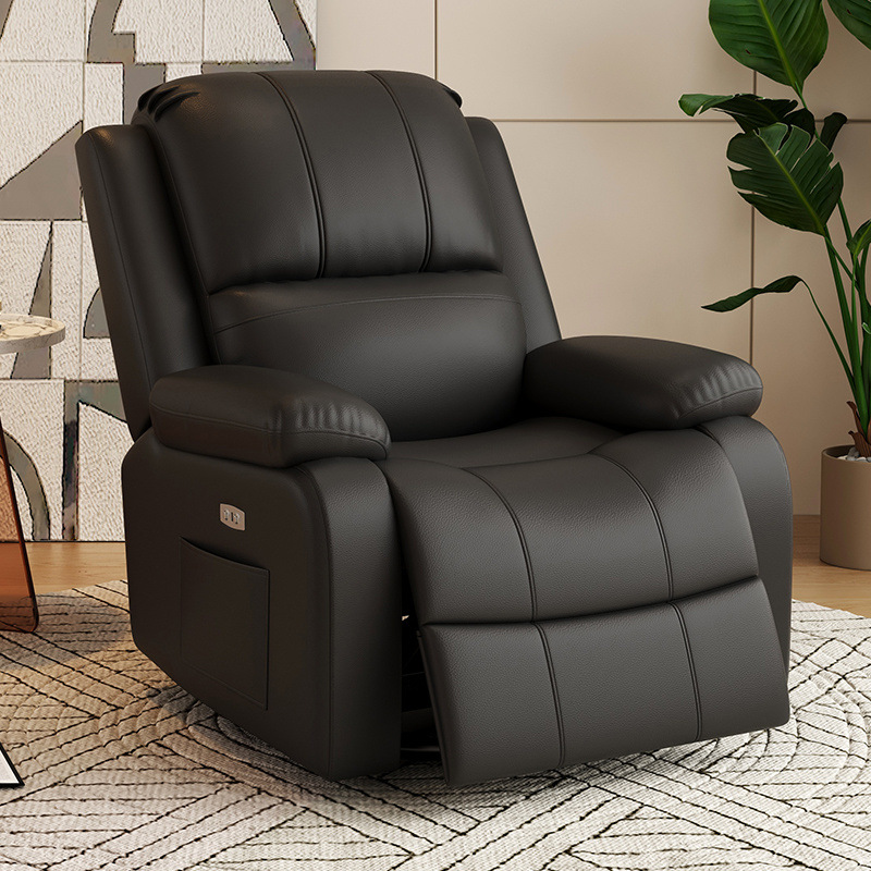 Sofá espacial de primera clase sala de estar doméstica manicuría belleza multifuncional se puede acostar masaje eléctrico mecedor perezoso