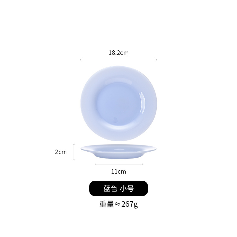 파란색 작은 옥 트레이(상자당 48개)