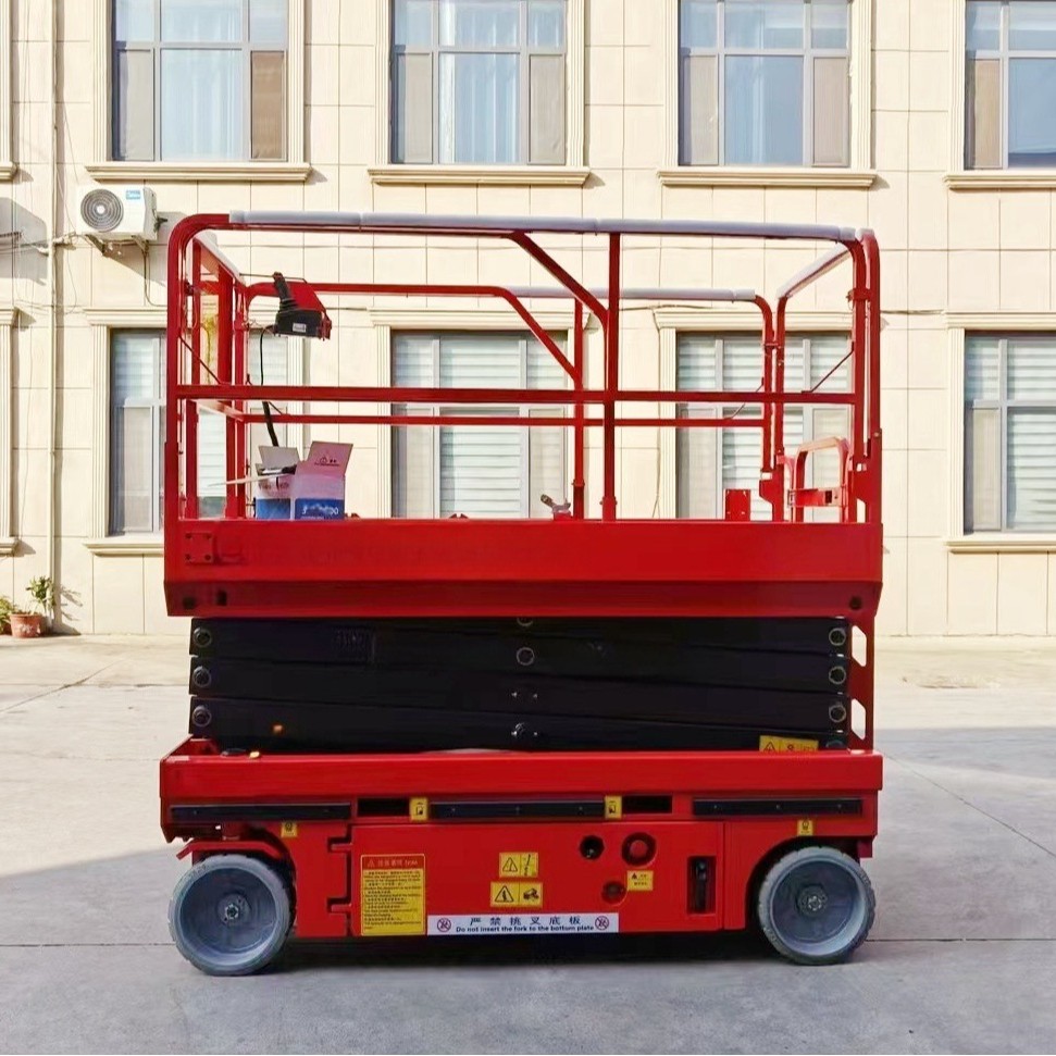 普尔夫电动升降机移动登高车自行走液压升降平台高空作业厂家北京